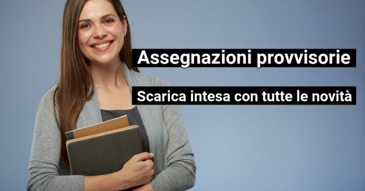 Assegnazioni Provvisorie Intesa Sottoscritta S Domanda Anche